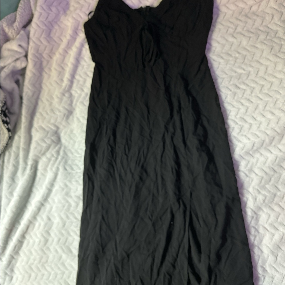 Forever 21 Black Strapless Dress